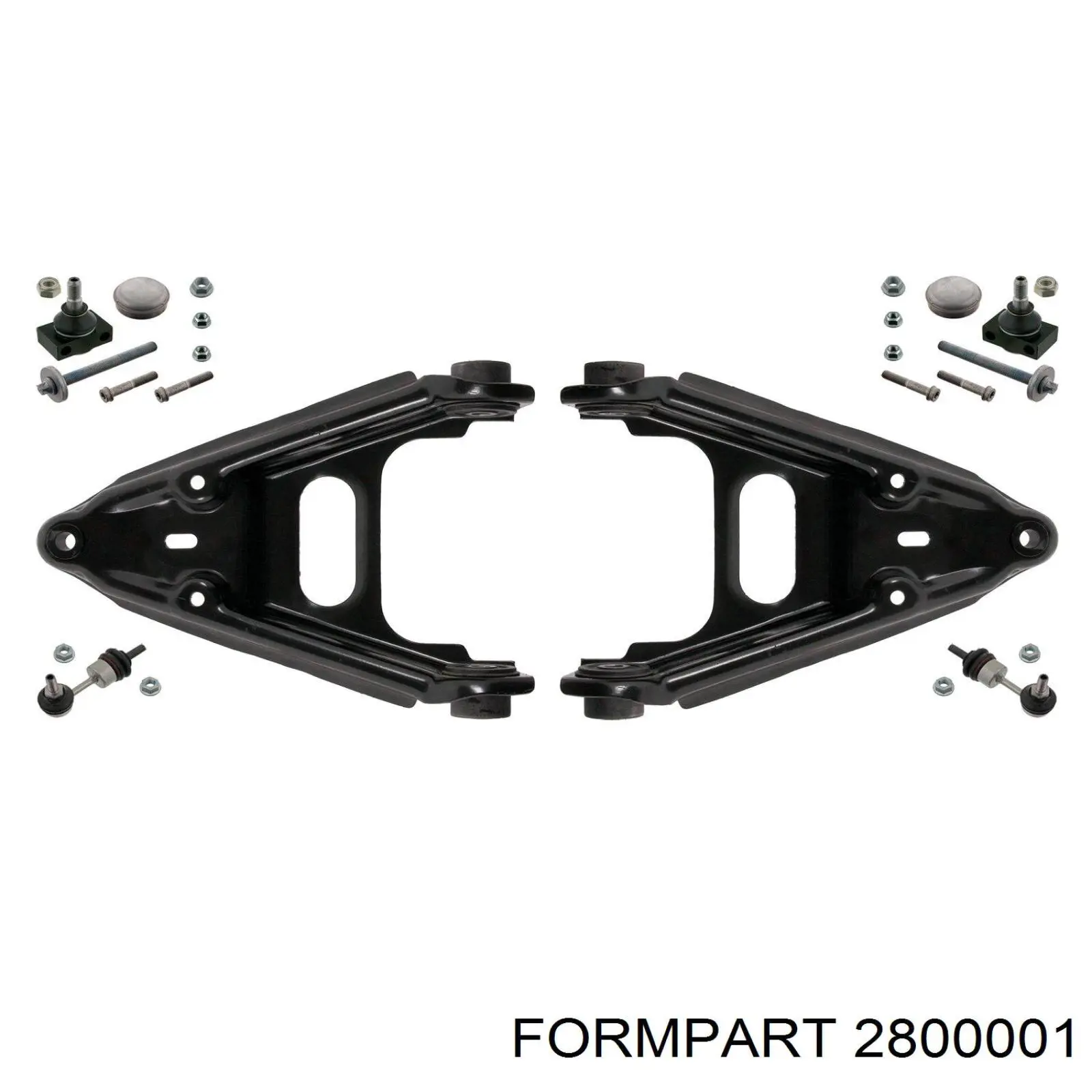 2800001 Formpart/Otoform silentblock de suspensión delantero inferior