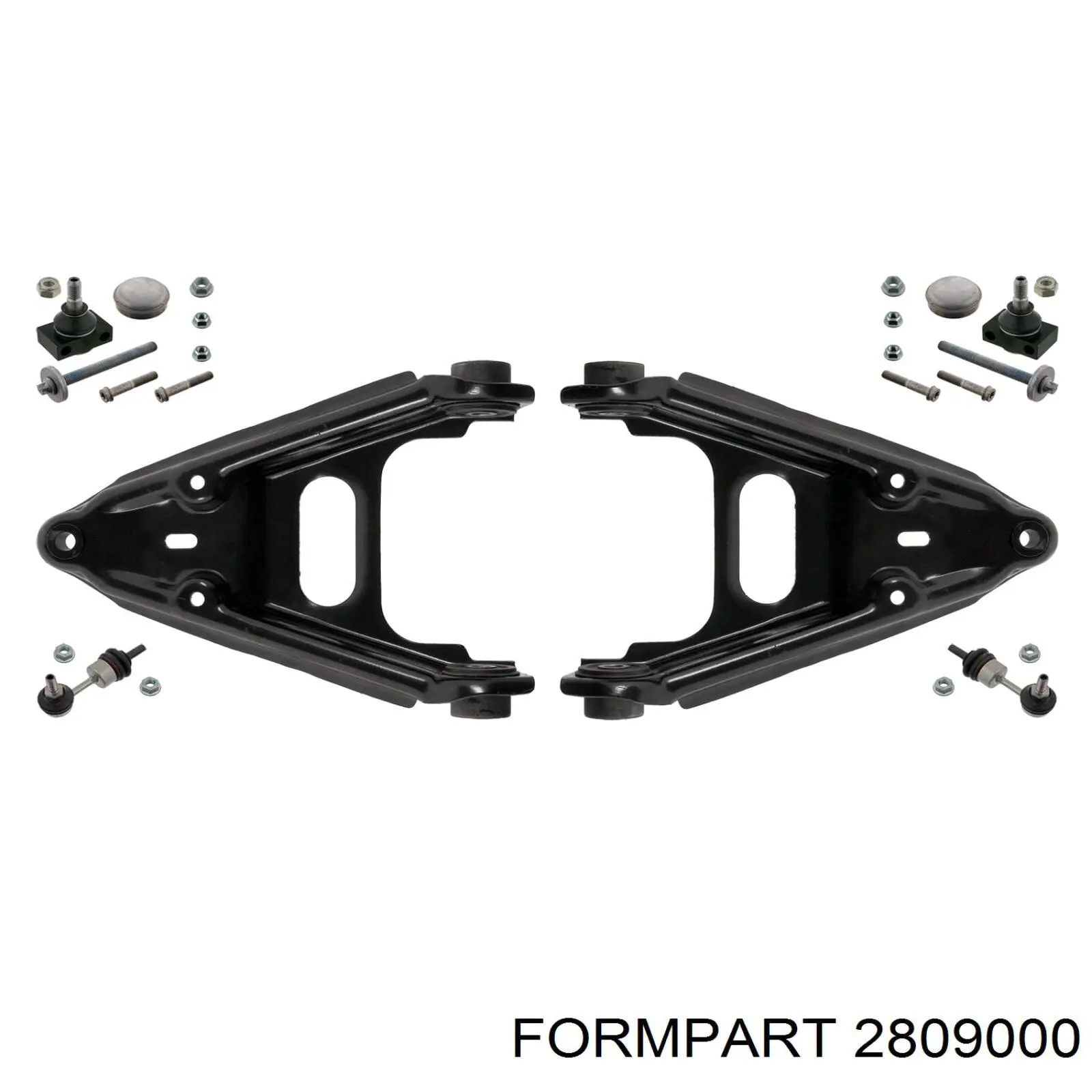 2809000 Formpart/Otoform barra oscilante, suspensión de ruedas delantera, inferior izquierda/derecha