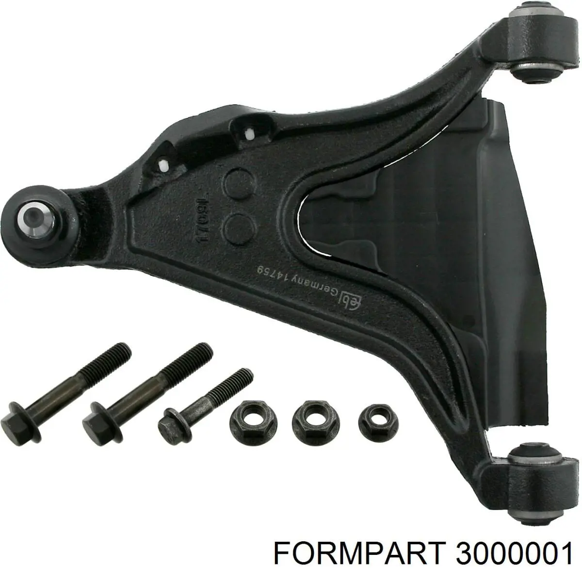 3000001 Formpart/Otoform silentblock de suspensión delantero inferior