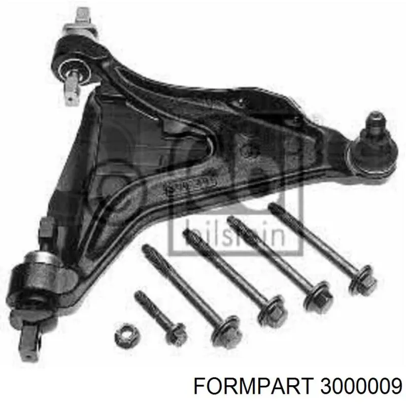 3000009 Formpart/Otoform silentblock de suspensión delantero inferior