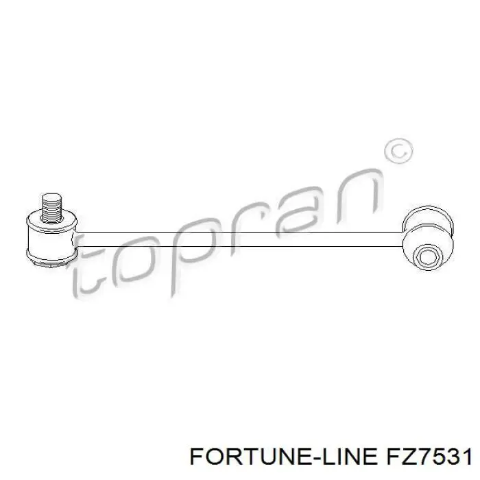 FZ7531 Fortune Line soporte de barra estabilizadora trasera