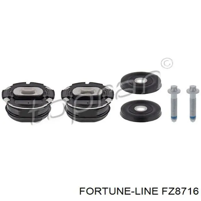 FZ8716 Fortune Line suspensión, cuerpo del eje trasero