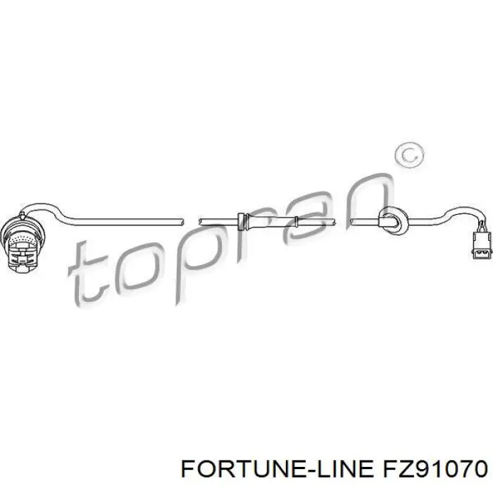 FZ91070 Fortune Line bloque silencioso trasero brazo trasero delantero