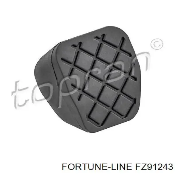 FZ91243 Fortune Line revestimiento del pedal, pedal de embrague