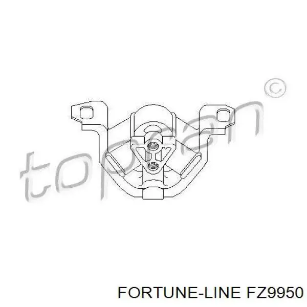 FZ9950 Fortune Line soporte motor izquierdo