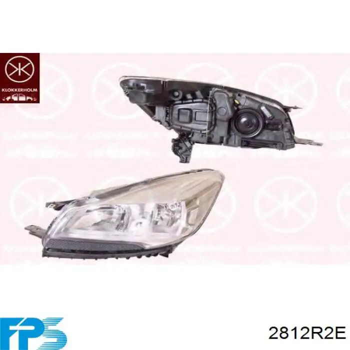 8V4113W029AE Ford Luz derecha