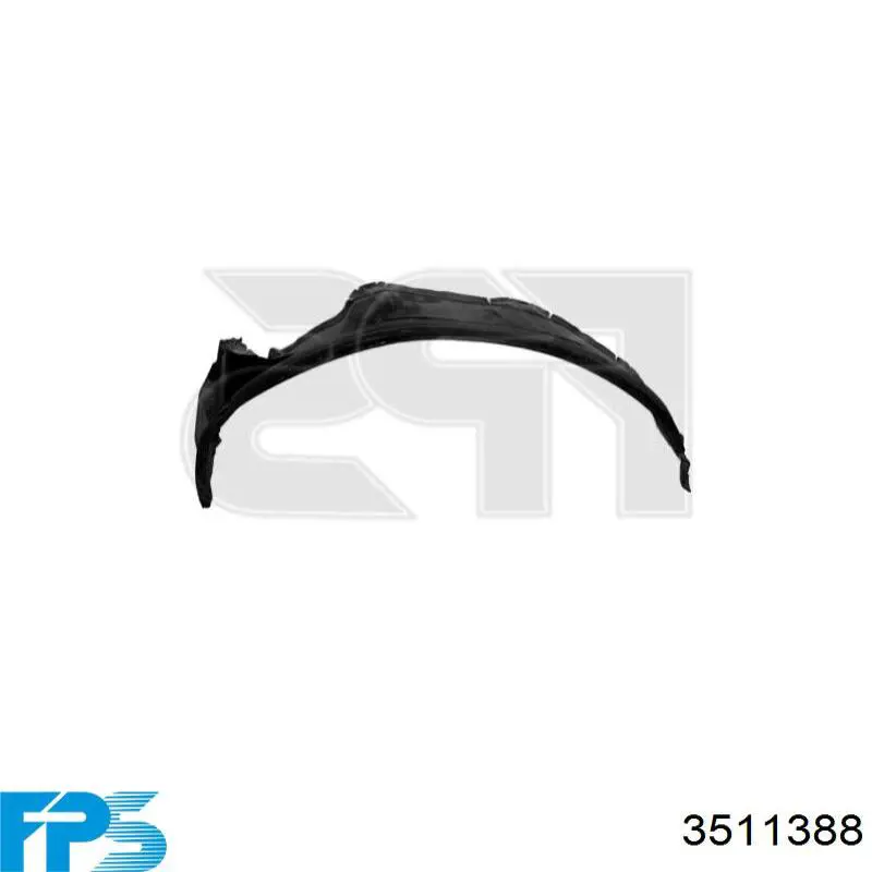 Guardabarros interior derecho, aleta delantera Mercedes A2018840235 precio, desde 25,82 EUR