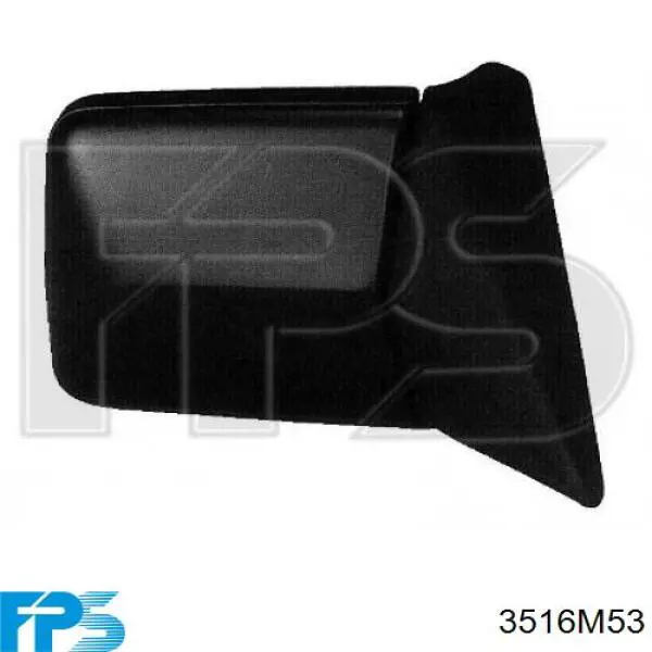 Cristal de espejo retrovisor exterior izquierdo A2028100121 Mercedes