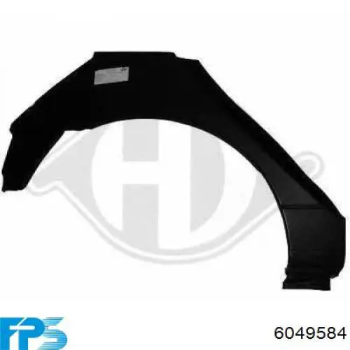 7751472150 Renault (RVI) guardabarros trasero derecho