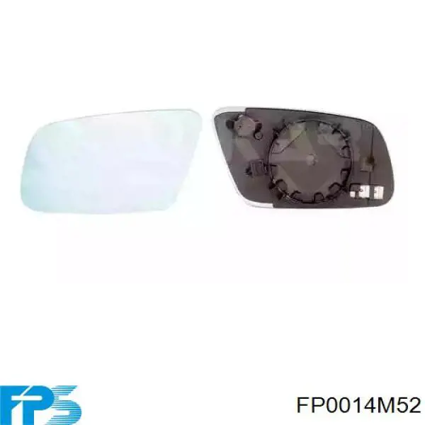 FP0014M52 FPS cristal de espejo retrovisor exterior derecho