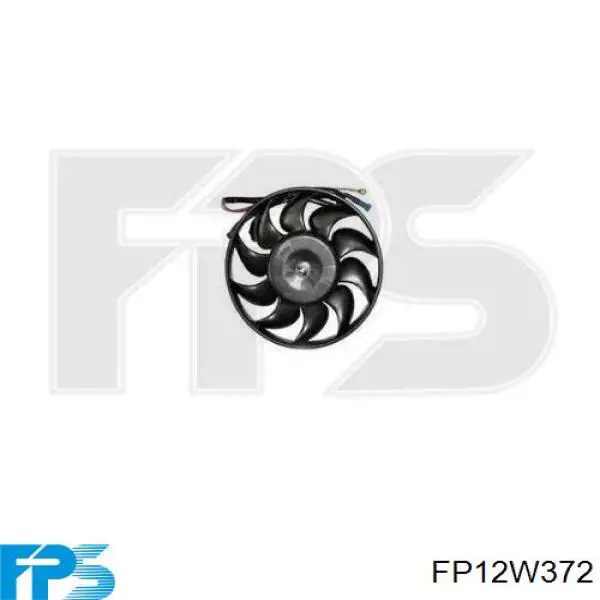 FP12W372 FPS ventilador (rodete +motor refrigeración del motor con electromotor derecho)