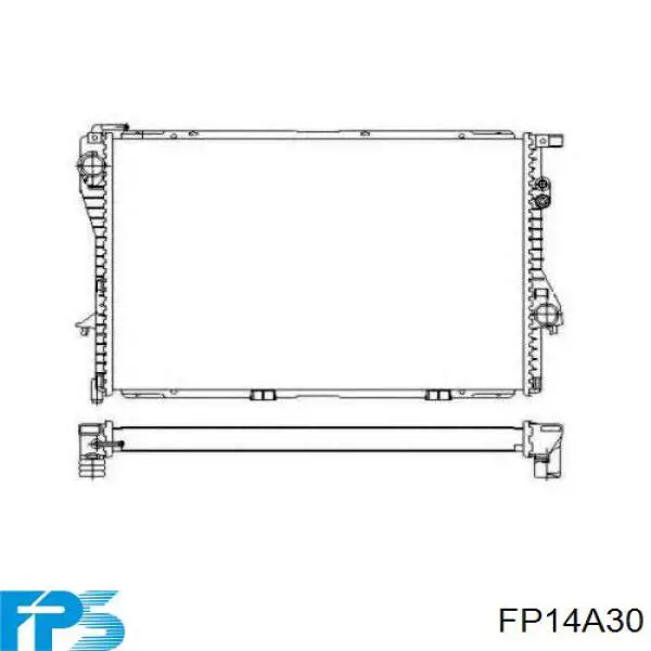 Água radiador FPS FP14A30 precio, desde 94,52 EUR