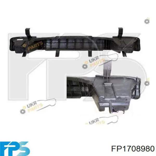 FP 1708 980 FPS refuerzo paragolpes trasero
