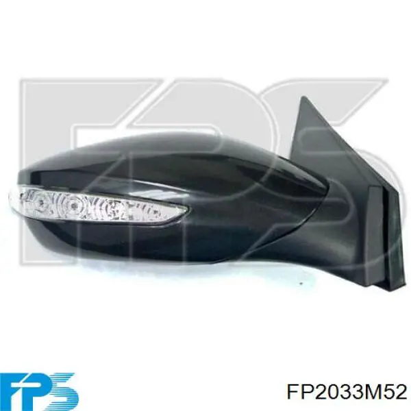 Cristal de retrovisor exterior derecho para Fiat Scudo (220P)