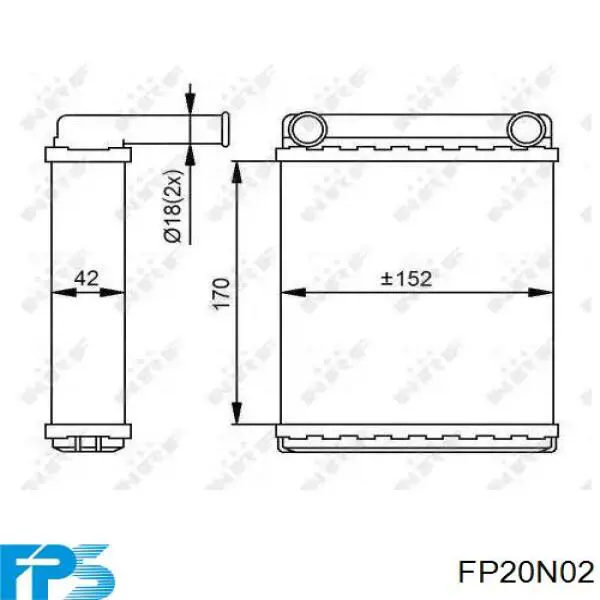 Comprar FP20N02 FPS Radiador calefacción