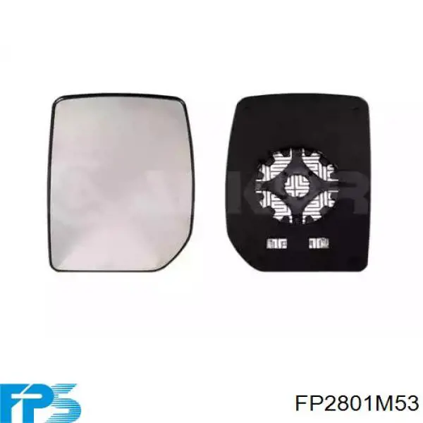 FP2801M53 FPS cristal de espejo retrovisor exterior izquierdo
