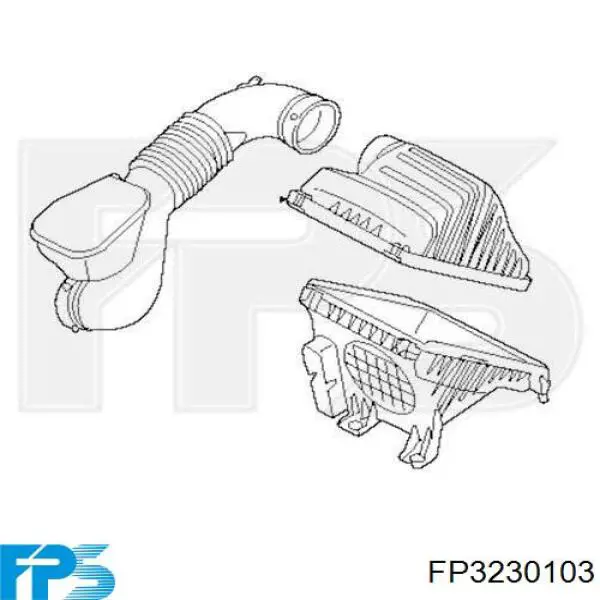 Caja del filtro de aire Hyundai Sonata (YF)