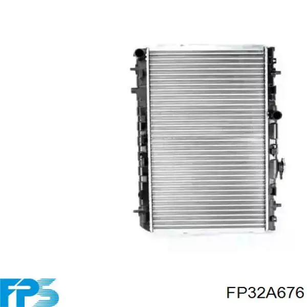 FP 32 A676 FPS radiador refrigeración del motor