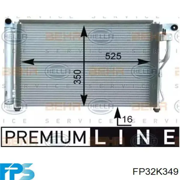 Comprar FP32K349 FPS Condensador de aire acondicionado