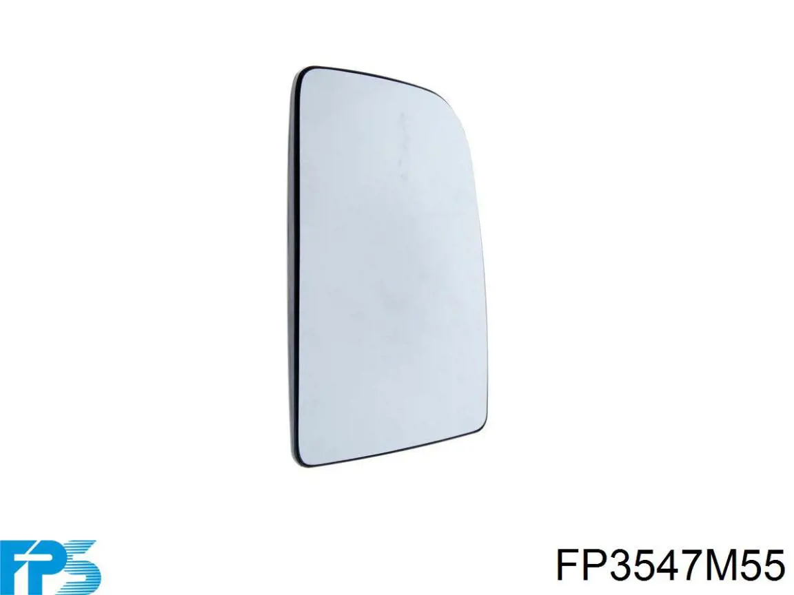 2E0857587B Mercedes Cristal de espejo retrovisor exterior izquierdo