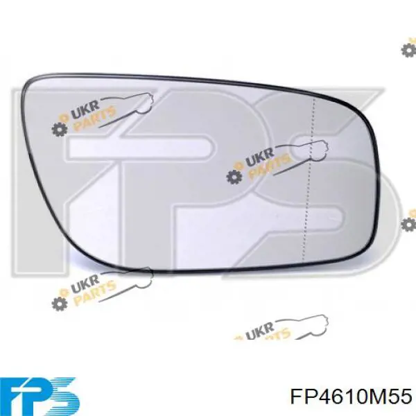 FP4610M55 FPS cristal de espejo retrovisor exterior izquierdo