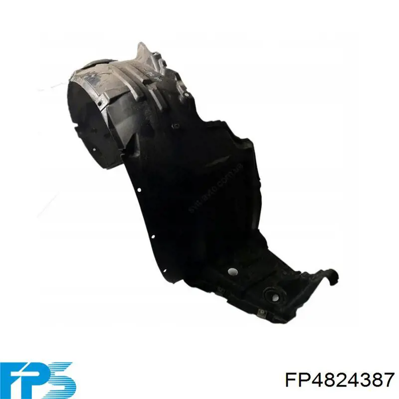 Comprar 5370B651 Mitsubishi Guardalodos interior izquierdo, guardafango delantero