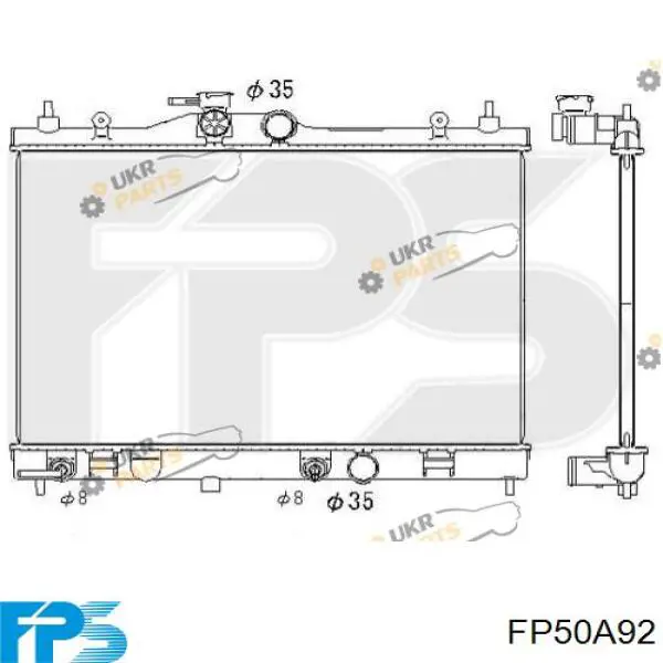 Comprar FP50A92 FPS Radiador de auto