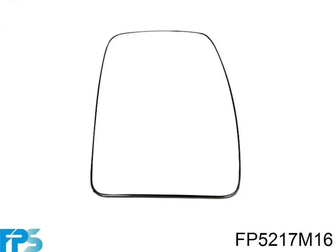 FP 5217 M16 FPS cristal de espejo retrovisor exterior derecho