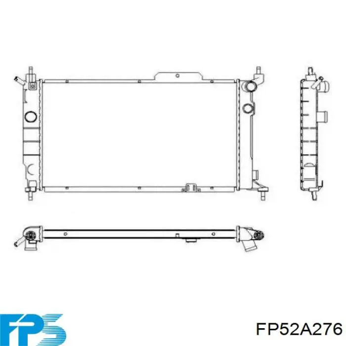 FP 52 A276 FPS radiador