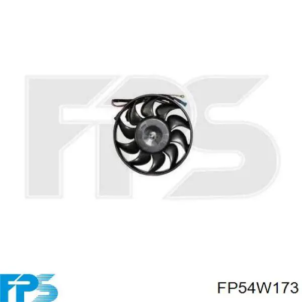 FP54W173 FPS ventilador (rodete +motor refrigeración del motor con electromotor completo)