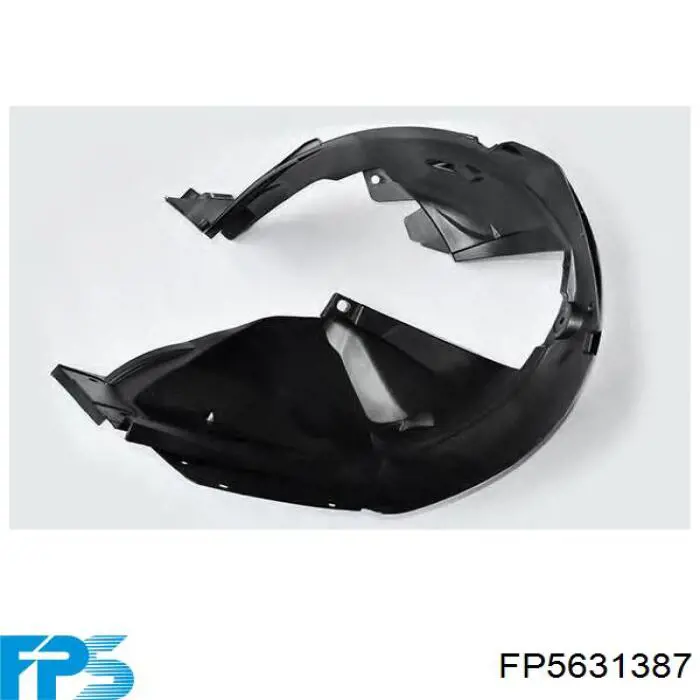 Comprar 638410859R Renault (RVI) Guardalodos interior izquierdo, guardafango delantero