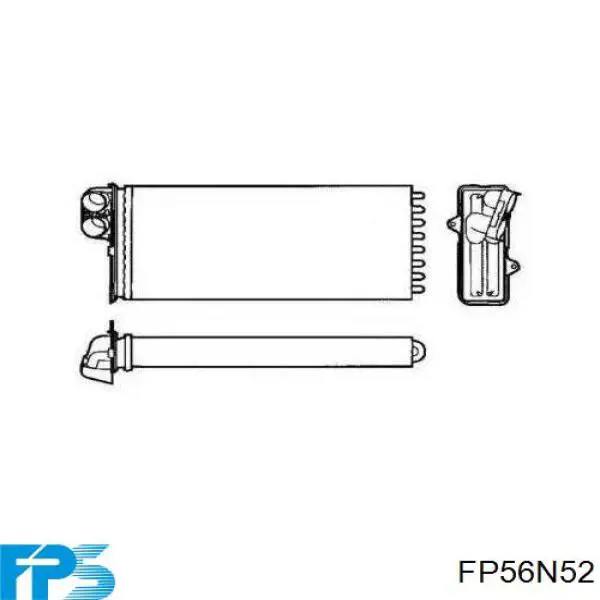 FP 56 N52 FPS radiador de calefacción