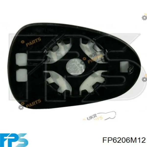 FP6206M12 FPS cristal de espejo retrovisor exterior derecho
