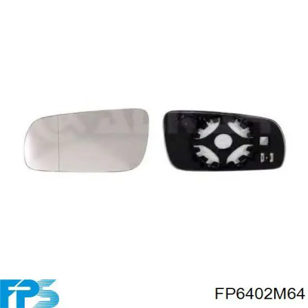 FP 6402 M64 FPS cristal de espejo retrovisor exterior derecho