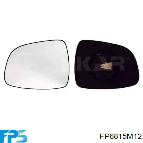 FP6815M12 FPS cristal de espejo retrovisor exterior derecho