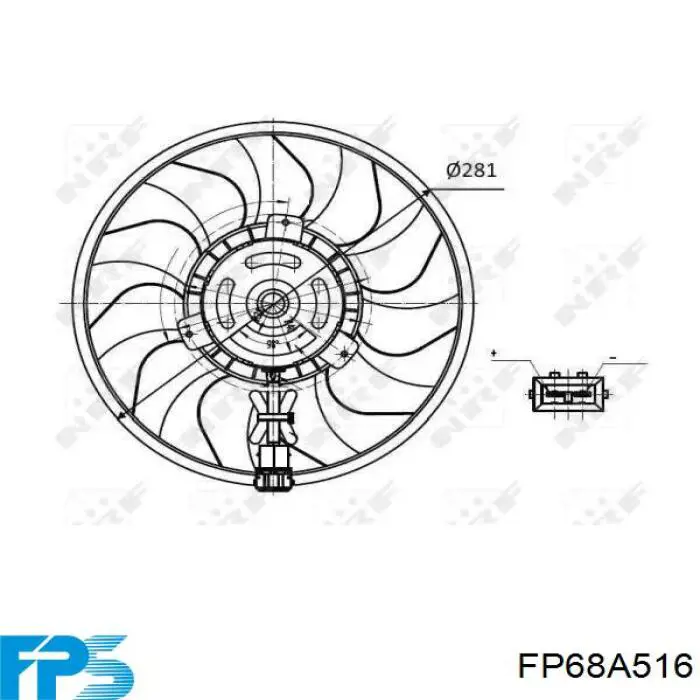 FP68A516 FPS radiador