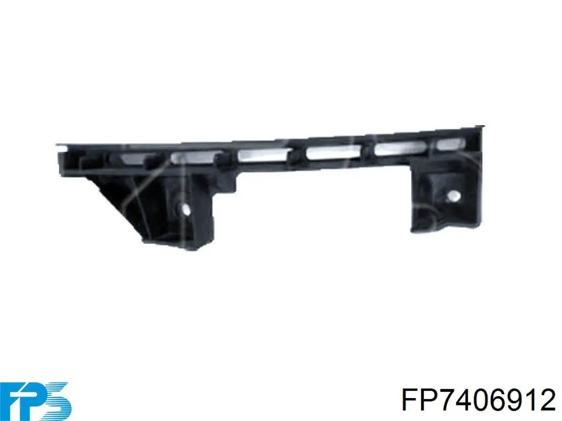 Tapa de rejilla de faro antiniebla delantero derecho 9575272 Polcar