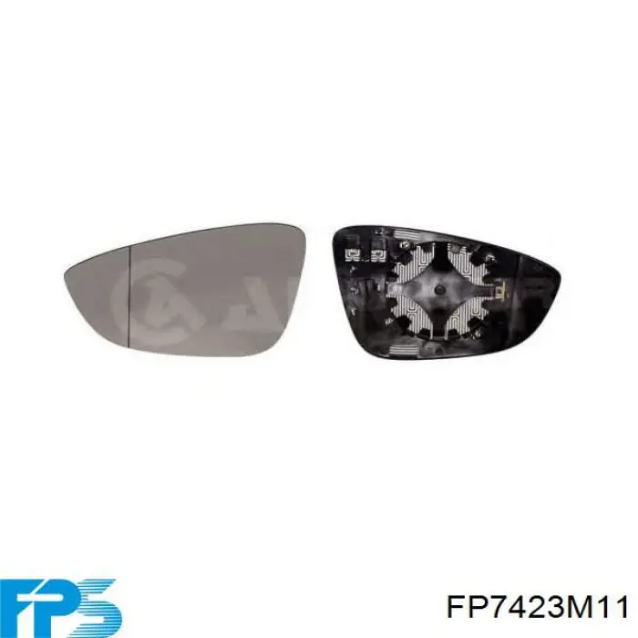 FP7423M11 FPS cristal de espejo retrovisor exterior izquierdo