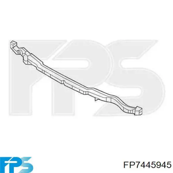 FP 7445 945 VAG absorbente parachoques delantero