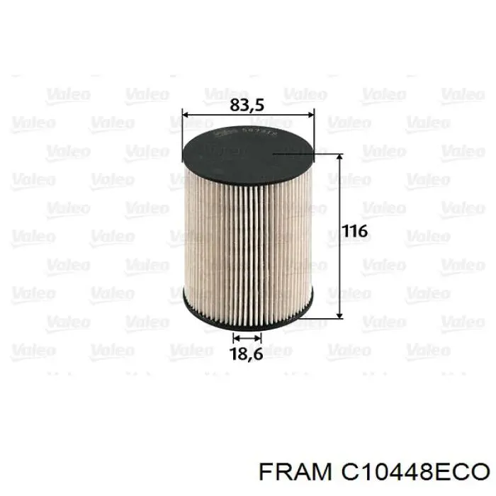 C10448ECO Fram filtro combustible