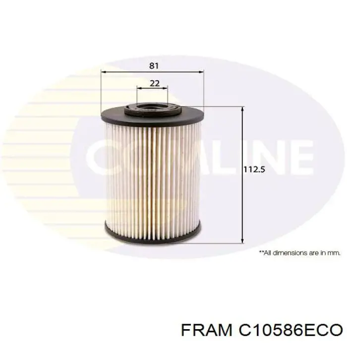 Comprar C10586ECO Fram Filtro diesel