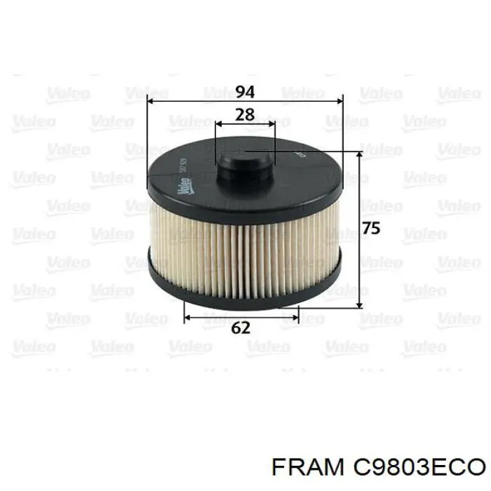 Comprar FE1309 Bremsi Filtro diesel