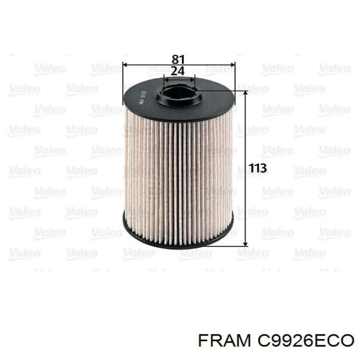 C9926ECO Fram filtro combustible