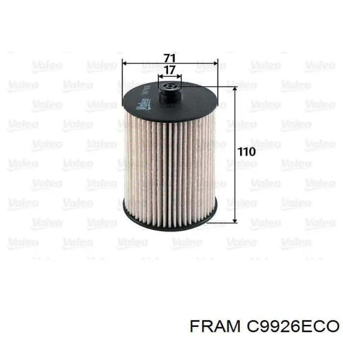 Comprar FE0771 Bremsi Filtro diesel
