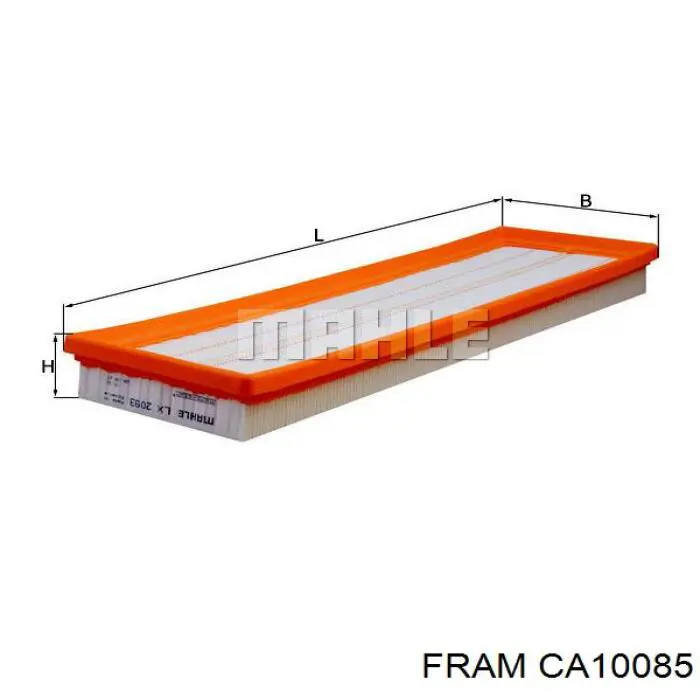 CA10085 Fram Filtro de aire de motor