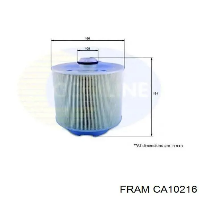Filtro aire Fram CA10216