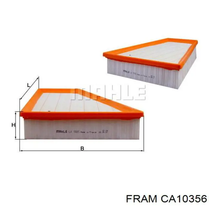 CA10356 Fram filtro de aire