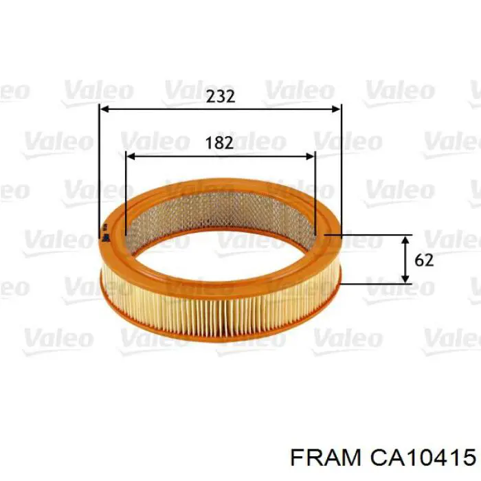 CA10415 Fram filtro de aire