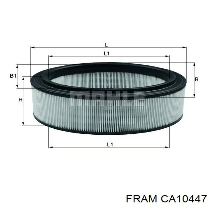 CA10447 Fram filtro de aire