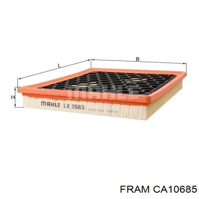 Comprar CA10685 Fram Filtro de aire